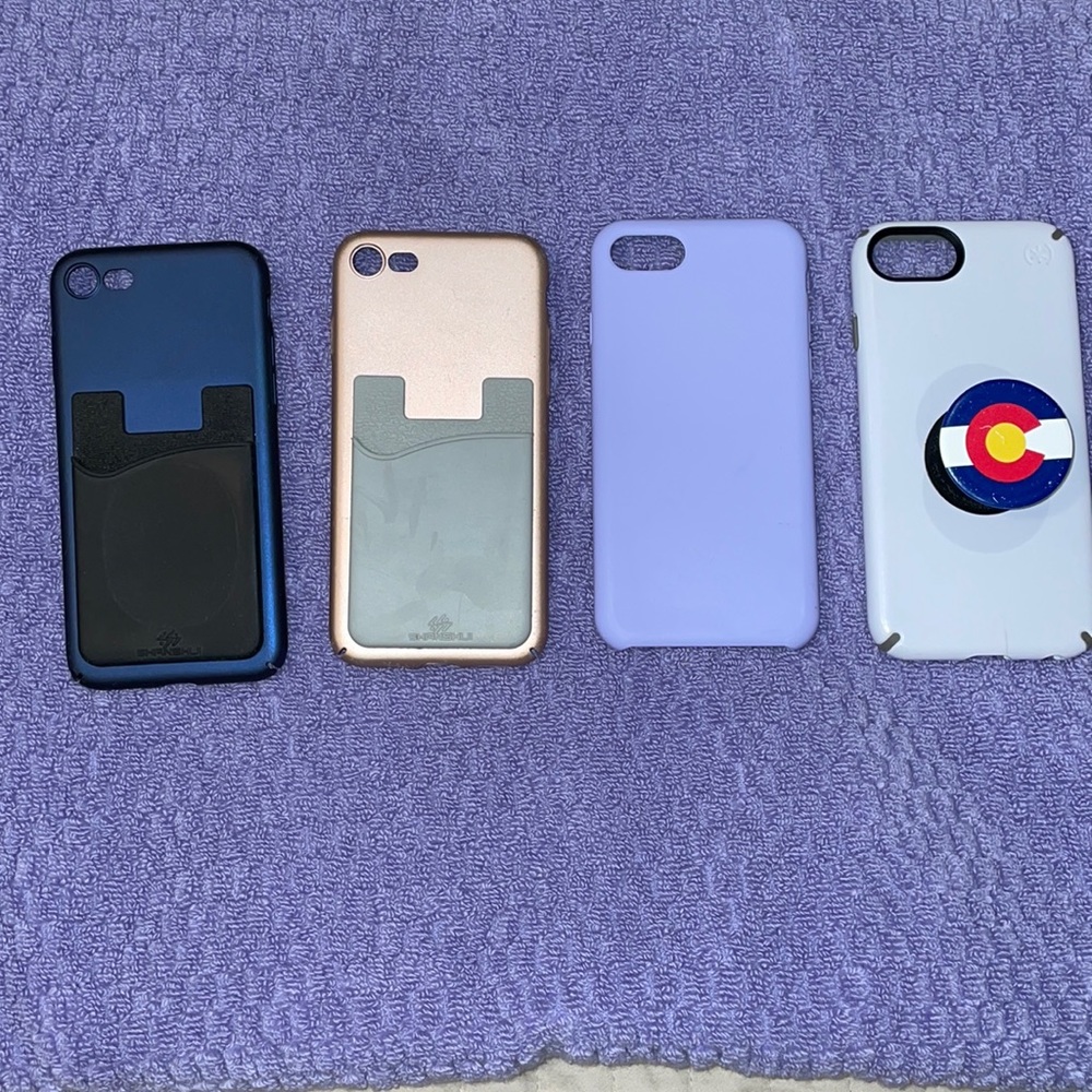Set of 4 iPhone 8 cases